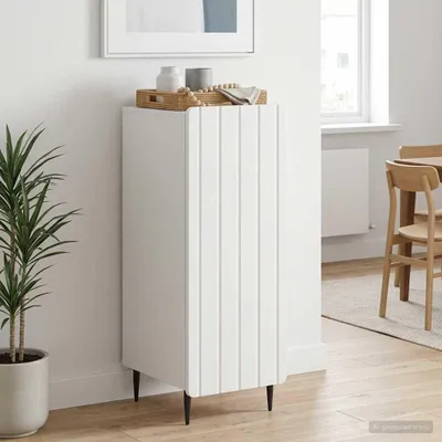 Immagine prodotto di Credenza vidaXL bianca 34,5 x 33 x 92 cm in materiale derivato dal legno