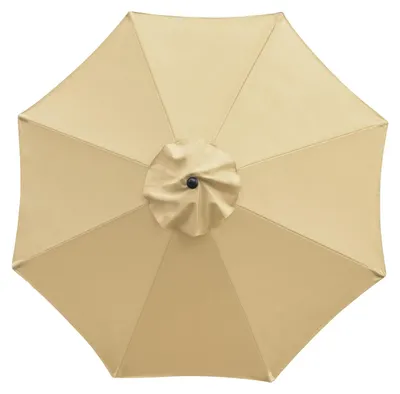 Produktbild von Sonnenschirm Ersatzstoff 3m 8 Streben beige wasserfest UV-Schutz Ersatzbezug für Ampelschirm und Gartenschirm
