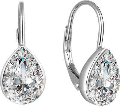 Image de Boucles d'oreilles argentées AGUC1843
