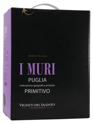 Produktbild von I Muri Primitivo Puglia IGP -trocken- 5,0L BIB