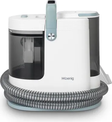 Image de Nettoyeur Textile Vapeur, H.KoeNIG TWT99, 1700W, Réservoir 1600mL, 2 Brosses