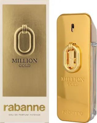 Produktbild von Rabanne Million Gold, Männer, 100 ml, Nicht nachfüllbare Flasche, Flüssiges Parfüm, Mandarine, Zedernholz