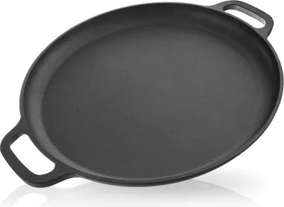 Obrázek produktu pro Litinová pánev s rukojetí pro troubu, sporák a otevřený oheň