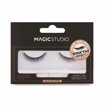 Immagine prodotto di Magic Studio | Ciglia artificiali SEDUTTIVE - Vegan - Morbide e voluminose - Ideali per ogni occasione