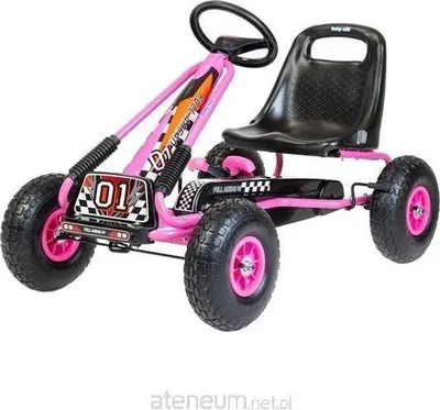 Zdjęcie produktu dla Dziecięcy Gokart Na Pedały Baby Mix Razor Różowy