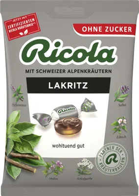 Immagine prodotto di Ricola o.Z. caramelle alla liquirizia 75 g