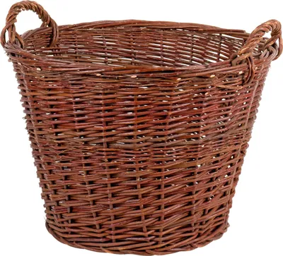 Produktbild von Adam Schmidt 1325/1 Weidenkorb mit 2 Griffen, unbehandelt, Ø 46 x 31 cm, natur