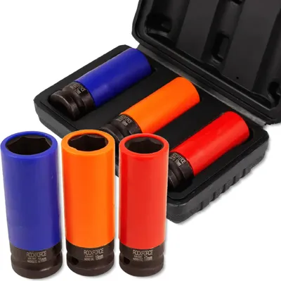 Produktbild von ROCKFORCE Schlagschraubendreher-Satz 1/2" für 6-Kant-Alufelgen 3 TEILE