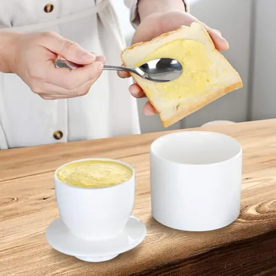 Produktbild von Famanu Butterdose Wassergekühlt - Französisches Design - Porzellan