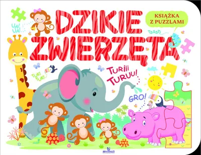 Produktbild von Książka dla dzieci Dzikie Zwierzęta z Puzzlami