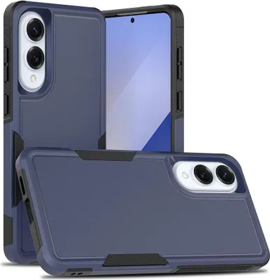 Produktbild von Mobigear Heavy Armor  Samsung Galaxy S25 Edge Hülle Hardcase Backcover Stoßfest - Dunkelblau