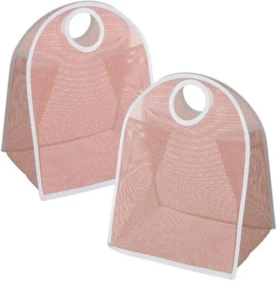 Produktbild von Nylon-Waschbeutel, falbar, schmutziger Waschbeutel, tragbarer Waschbeutel (Pack von 2)