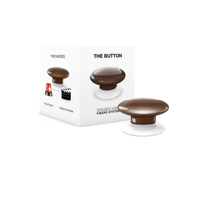Image de FIBARO - Le bouton - marron, FIBEFGPB-101-7