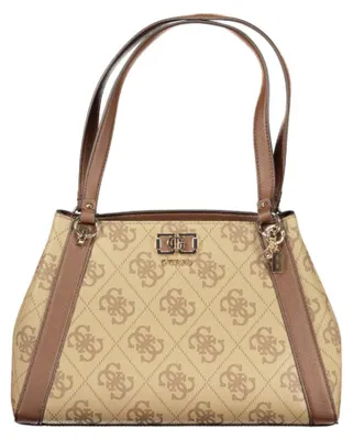 Produktbild von Guess Karnilla Logo Handbag In Lattee For Women – 38x25x13 CM / Lattee