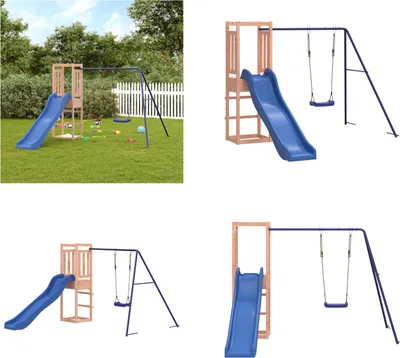 Produktbild von vidaXL Spielturm Massivholz Douglasie - Spielplatz - Spielplätze - Garten Spielplatz - Outdoor Spielplatz
