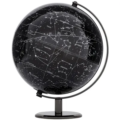 Produktbild von TROIKA TERRA MILKY WAY BLACK, Astronomischer Globus, Klassisch, Tisch, Metall, Kunststoff, Metall, Schwarz