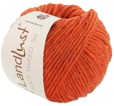 Produktbild von Lana Grossa - Landlust Soft Tweed 90 0024 orange meliert