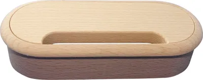Produktbild von Kabeldurchgang oval Kabdeldurchführung 57x143 mm Kabeldurchlass Buche roh