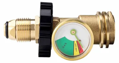 Image de Compteur universel pour réservoir de propane, avec adaptateur pour appareils à gaz