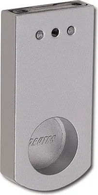 Produktbild von Schrankrohrlager Alexander - 80 x 12 x 40 mm, Zamak alufarbig