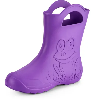 Produktbild von Ladeheid Damen federleichte Eva Gummistiefel Regenschuhe LA-CA-09 (Lilla, 38/39 EU)