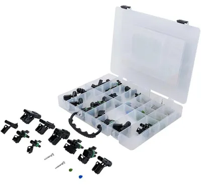 Image de Assortiment de Connecteurs Étanches à l'Eau 232 pcs - Résistants et Pratiques pour Installations Électriques - D-Work