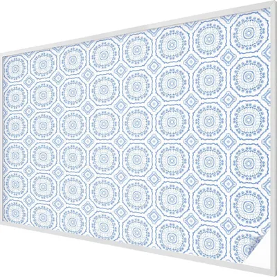 Zdjęcie produktu dla Folia witrażowa - 146x200 cm - wzór witrażowy - nieprzezroczysta dekoracyjna folia do ochrony prywatności - samoprzylepna, ochrona przed promieniowaniem UV - dekoracja kwiatowa