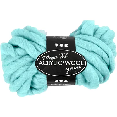 Produktbild von Creativ Company XL Garn türkis - Acryl Wolle 15m Handarbeit