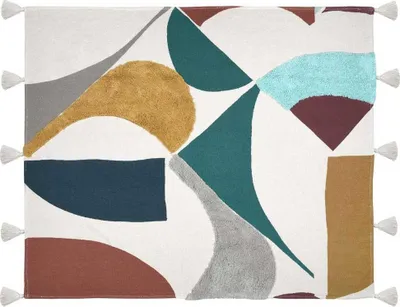 Produktbild von Bunte Tagesdecke aus Baumwoll 125 x 150 cm