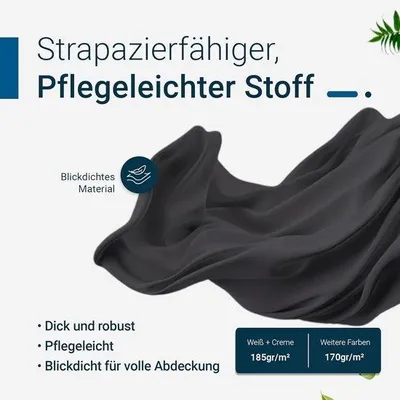 Productafbeelding van Bierbank Tafelkleed 250x100 cm Antraciet - Robuust Polyester Laken voor Feestgarnituur