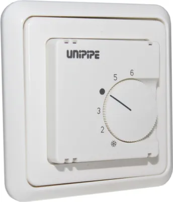 Produktbild von Unipipe Raumthermostat, 24V verkabelt & Unterputz, Uponor & Cronatherm, 580014
