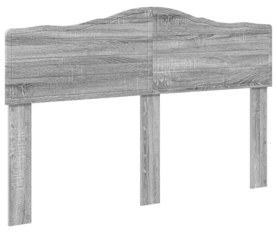 Image de Tête de lit vidaXL en bois composite gris Sonoma