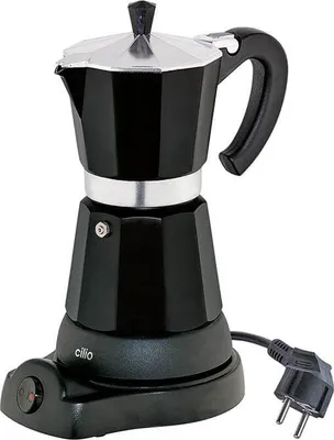 Produktbild von Cilio Espressokocher elektrisch Classico | Schwarz : Schwarz Farbe: Schwarz