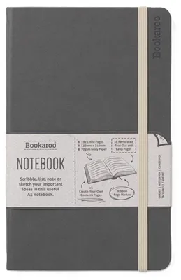 Image de Bookaroo Carnet de notes Journal A5 - Gris