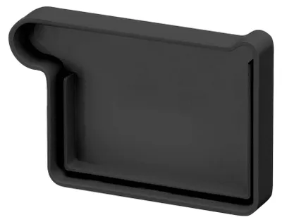 Produktbild von INEFA Dachrinnen Endstück Kastenrinne PVC NW68 / 68mm links Anthrazit Dachrinnenzubehör, einfache Steckmontage,  Germany