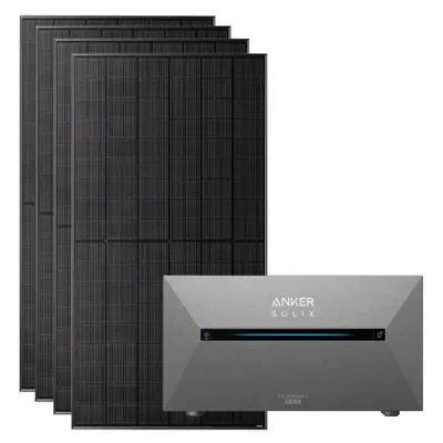 Produktbild von Anker SOLIX 2000W Balkonkraftwerk mit 4×500W SolarSpace Modulen, ohne Halterung