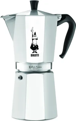 Image de Bialetti - Moka Express, machine à café italienne en aluminium, pour 12 tasses