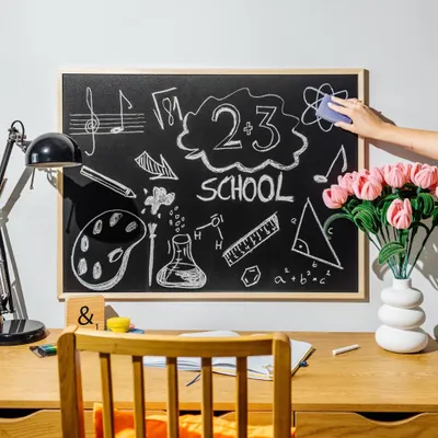Produktbild von Creative Home 80 x 60 cm Kreidetafel Große Schwarz Blackboard
