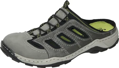 Produktbild von Rieker Herren Sneaker Pantolette grau kombi, Herren:42 EU