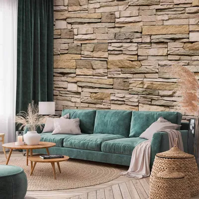 Produktbild von Selbstklebende Folie Fototapete - Decorative Stone 392x280 cm Muster f-B-0013-a-a