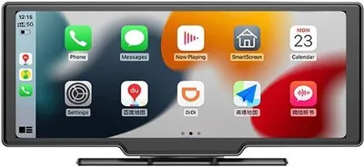 Obrázok produktu pre Autorádio s Bluetooth, 10-palcovým dotykovým displejom, CarPlay, Android Auto, Wi-Fi, integrovaným CarPlay, DVR, AHD kamerou a FM rádiom