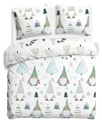 Produktbild von Bettwäsche, Flanellbettwäsche, für den Winter, warm 180x200 31517-1 Weihnachtswichtel