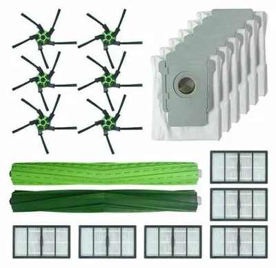 Obrázok produktu pre Náhradný kefový filter pre robotické vysávače, kompatibilný s iRobot Roomba S9, S9+ a S9 Plus