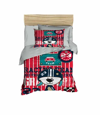 Productafbeelding van L'Essentiel Linge de Maison, PH112, Babybeddengoedset, Rood, 100 x 150 cm