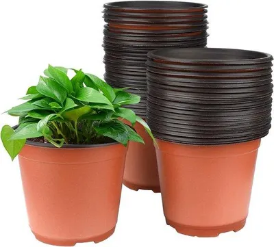 Obrázek produktu pro 100 kusů velkých plastových květináčů – 15 cm sáčky na semena – ideální pro zahradnictví
