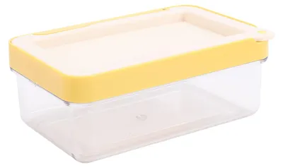 Produktbild von Butterschneider-Aufbewahrungsbox mit Deckel, luftdichter Behälter aus PP-Kunststoff für den Küchenkühlschrank