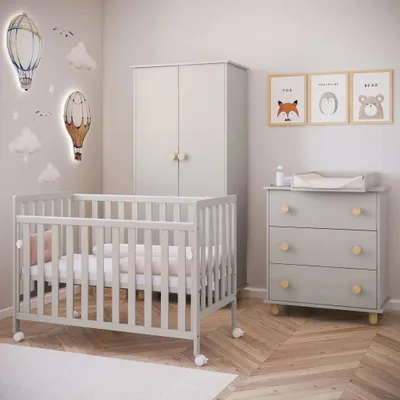 Immagine prodotto di ZEE BAMBI Culla Co-Sleeping Affiancabile Cashmere 120x60 cm con Ruote Lettino Neonato Portatile Regolabile 3 Altezze