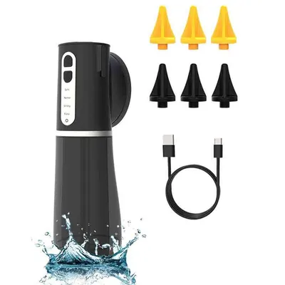 Produktbild von Tragbarer intelligenter Ohrenreiniger mit 4 Reinigungsmodi 250ml Kapazität IPX7 wasserdicht 90-180 Tage Akkulaufzeit in Schwarz