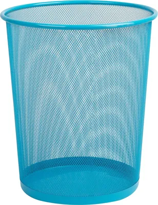 Produktbild von Sinoba Papierkorb Mülleimer Abfalleimer Papiereimer Draht Höhe 34cm 18L Blau