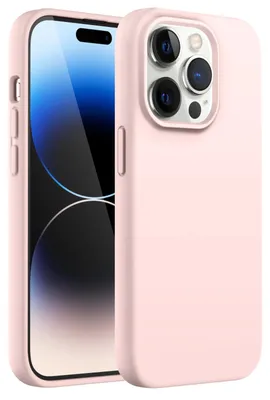 Productafbeelding van JETech siliconen hoesje voor iPhone 14 Pro, roze